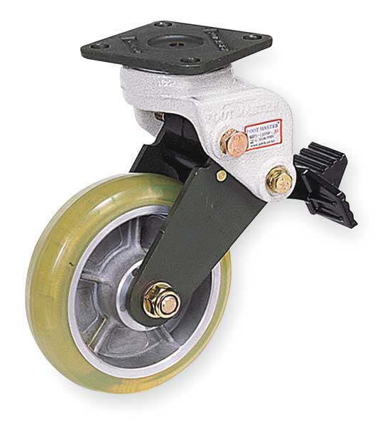 Swivel Plate Shock-Absorbing Cstr, 550 lb