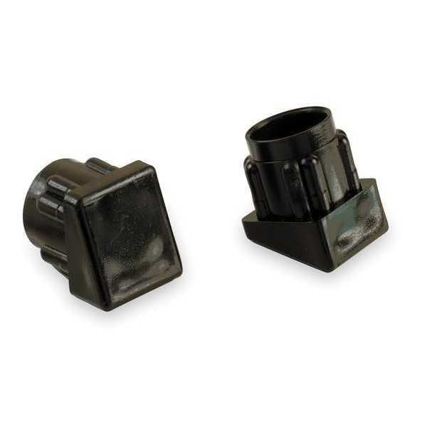 Protective Leg Tips, Slip-On, Round, PK24