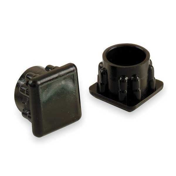 Protective Leg Tips, Slip-On, Round, PK24, Leg Outside Dia.: 1 in