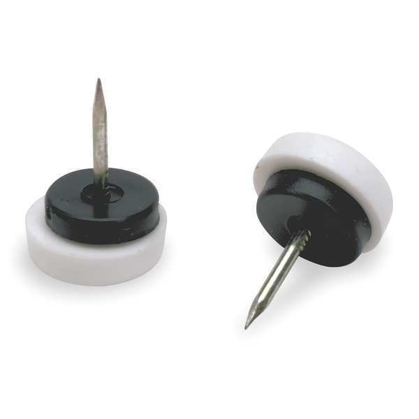 Furniture Glides, Nail-On, Round, 7/8