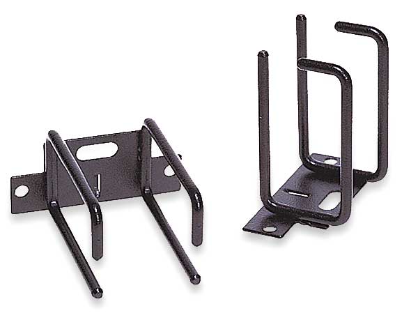 Hubbell HC23VR2 Vertical Management Ring - Ring - Black - 1 Pack - 19