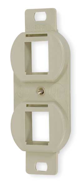 Outlet Frame, 2 Port, High-Impact Polymer
