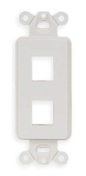 Outlet Frame, 2 Port, 94V Rated Material