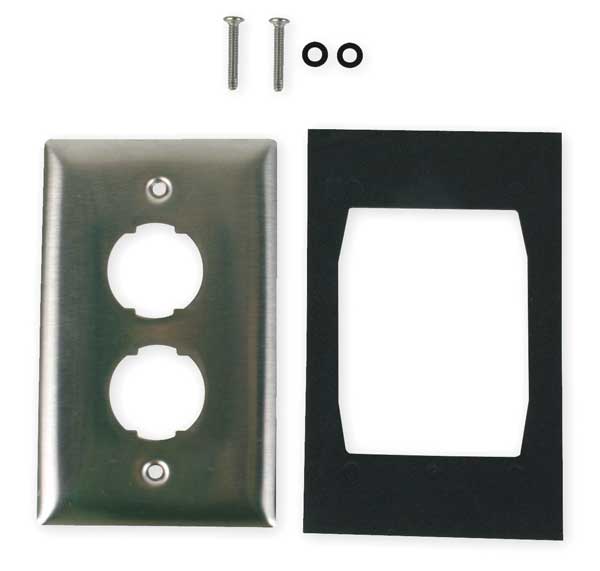 Wall Plate, 2port, 1gang