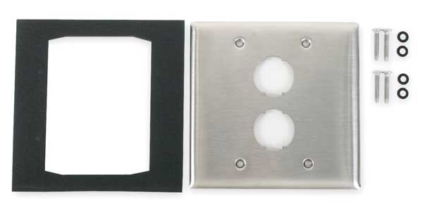 Wall Plate, 2port, 2gang