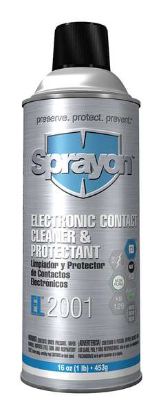 SPRAYON 16 oz. Aerosol Can, Electronic Contact Cleaner