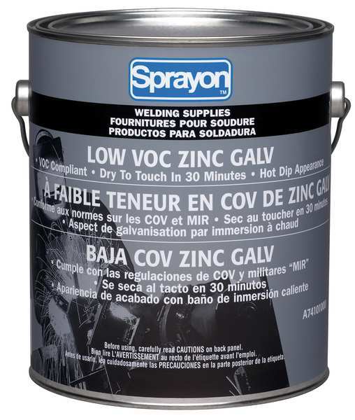 12.5 oz. Matte Gray Zinc Rich Galvanizing Compound