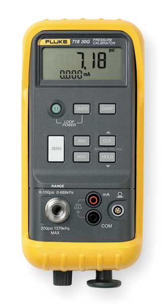 Pressure Calibrator, -12 to 30 psi