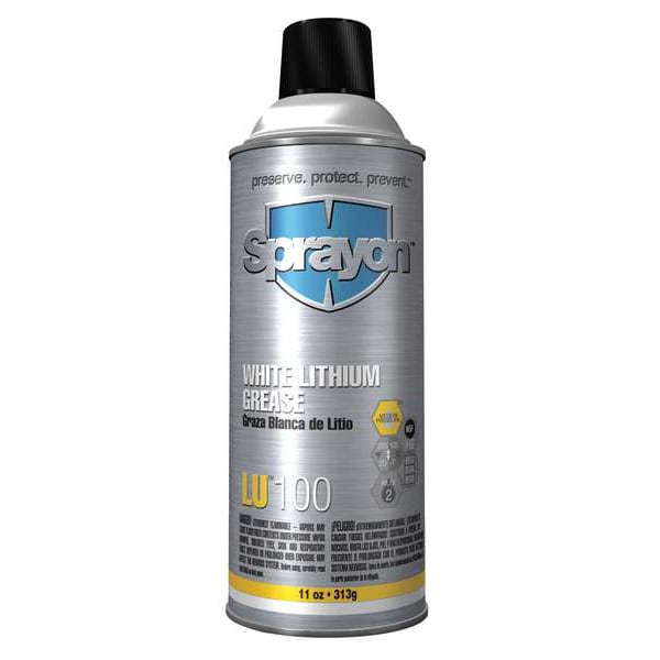 White Lithium Lubricant, Aerosol, 16 Oz.