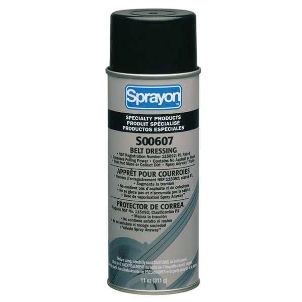 Belt Dressing SP 607, No Food Contact, 11 oz Aerosol Can, Amber