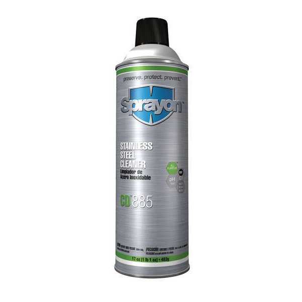 Metal Cleaner and Polish, 17 oz. Aerosol Can, Lemon