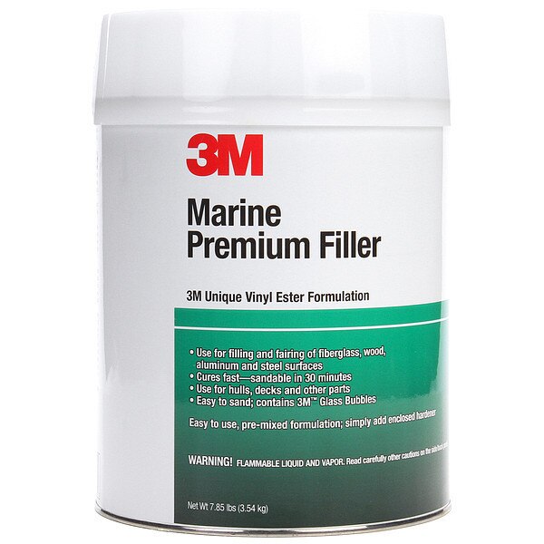 Marine Premium Filler, 1 gal, Can, Blue, Light Beige, Marine Premium