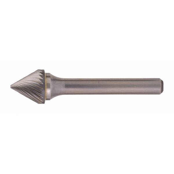 Carbide Burr, 90 Deg, 1/2 In