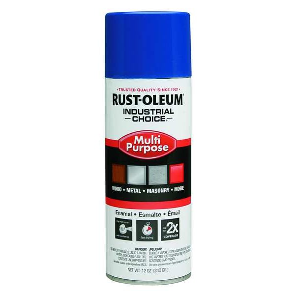 Spray Paint, OSHA Safety Blue, Gloss, 12 oz