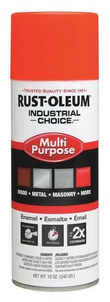 Spray Paint, Orange, Gloss, 12 oz