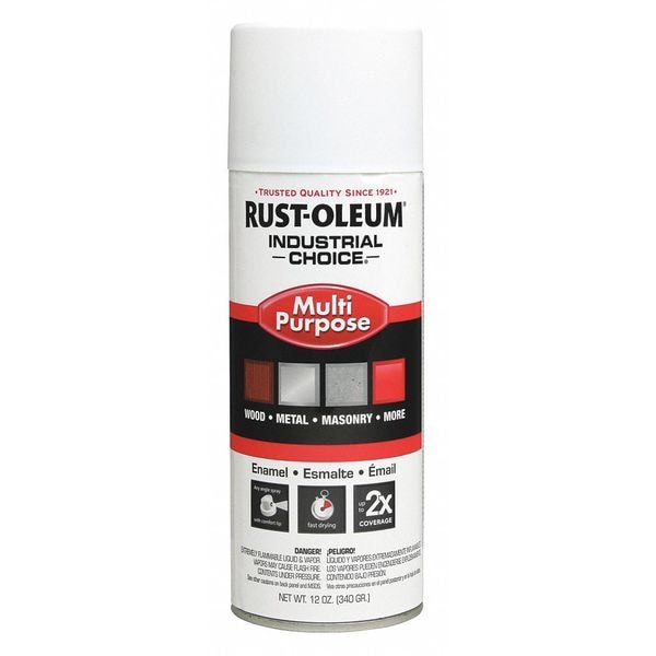 Spray Primer, White, Flat, 12 oz