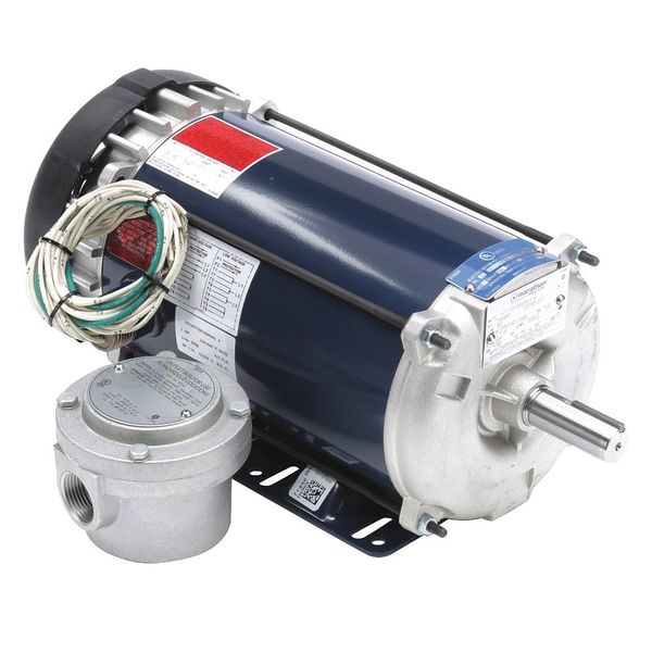 Hazardous Loc Mtr, 3 Ph, TEFC, 2 HP, T3B