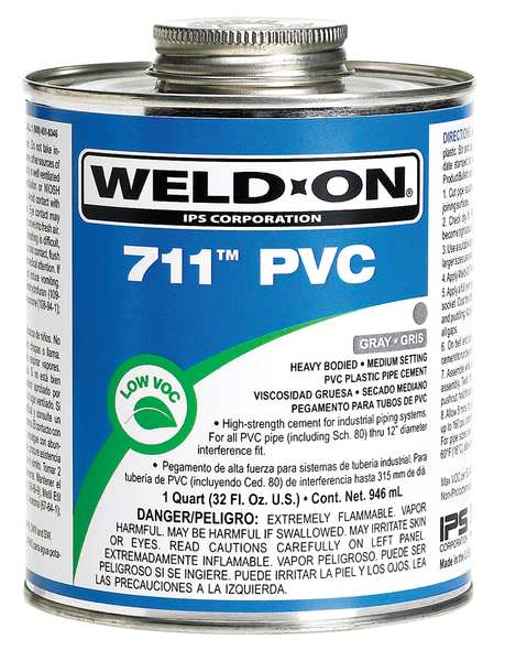 PVC Gray Heavy Bodied Pint