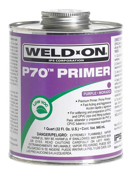 P-70 Purple Primer PVC/CPVC Quart