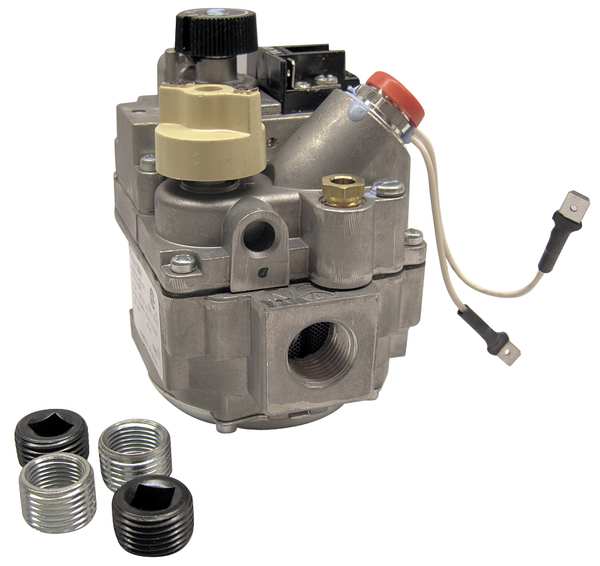 Gas Valve, NG/LP, Standing Pilot, 24VAC, 12V DC, 3.5 in wc, 0.2 A