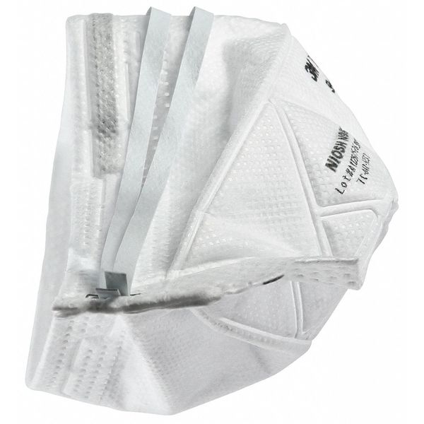 N95 Disposable Respirator, Universal, White, PK50