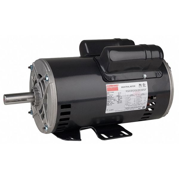 Capacitor-Start/Run General Purpose Motor, 1 HP, 115/208-230V AC Voltage, 56HZ Frame