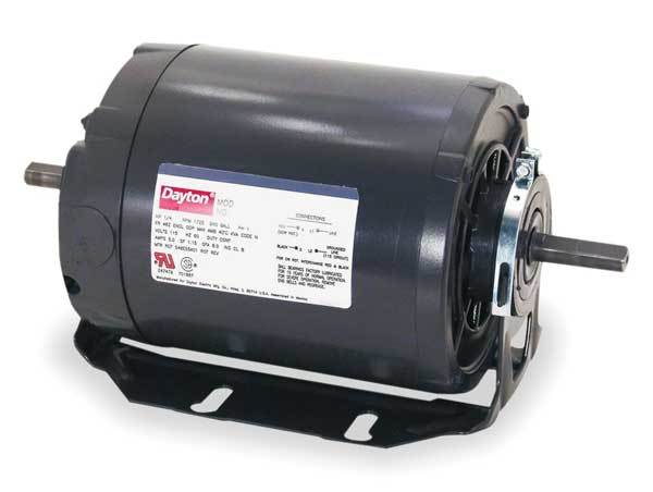 Tool Motor, 2-Shaft, 1/2hp, 3450rpm, 115V