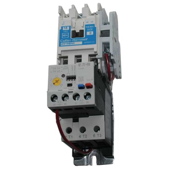 Nonreversing NEMA Magnetic Motor Starter, No Enclosure NEMA Rating, 480V AC, 3 Poles, 1NO
