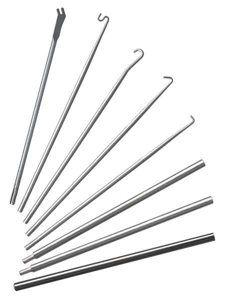 Threaded Spring Tool Kit, Light, 8Pc