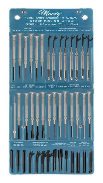 Precision Screwdriver Set, Combo, 55 pcs.