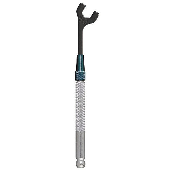 Open End Wrench, 6mm, 30 Deg, 3 in. L
