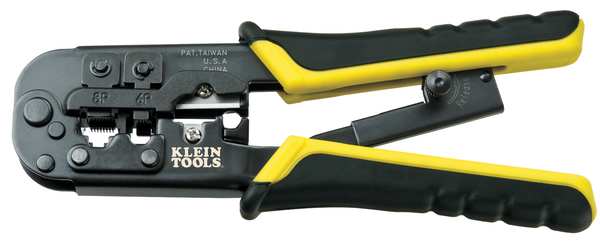 7 1/2 in Ratchet Crimper CAT3, CAT5e, CAT6/6A