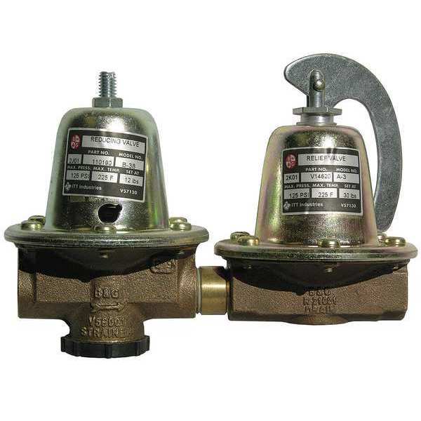 Water Pressure Reducing Valve, 1/2 In.