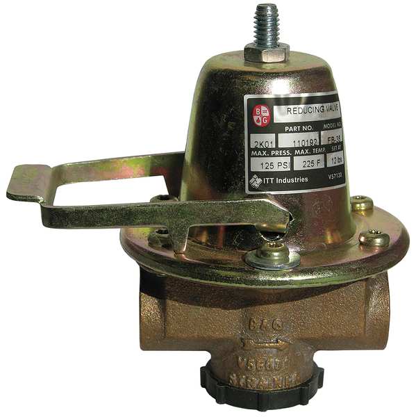 Water Pressure Reducing Valve, 1/2 In.