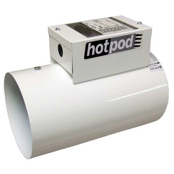 In-line Duct Fan Heater, 210 cfm, 8 in.