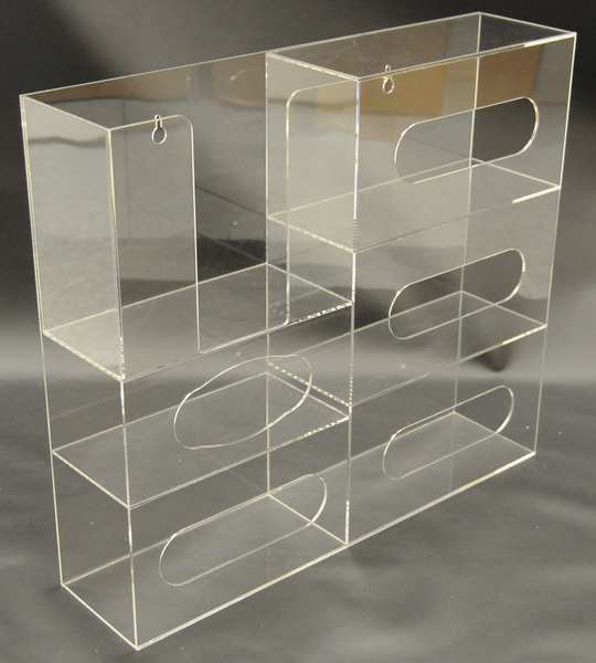 Multi Use Dispenser, 19-1/2 In. W, Acrylic
