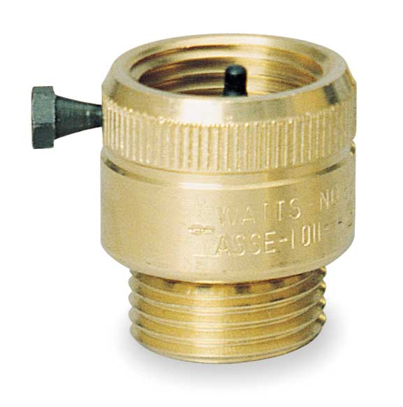 Vacuum Breaker, 3/4 In., GHT, Brass, 125 psi