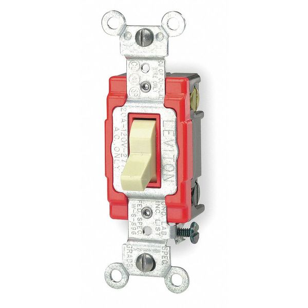 Wall Swtch, 3-Way, 120/277V, 20A, Ivry, Toggl