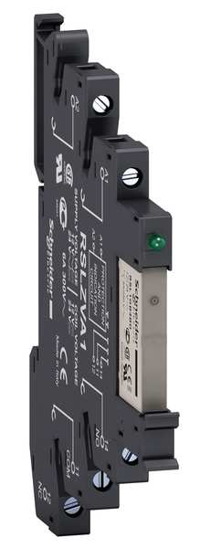 Slim Interface Relay, DIN-Rail Mounted, SPDT, 12V DC, 5 Pins