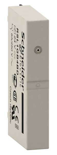 Slim Interface Relay, 24V DC Coil Volts, 5 Pin, SPDT