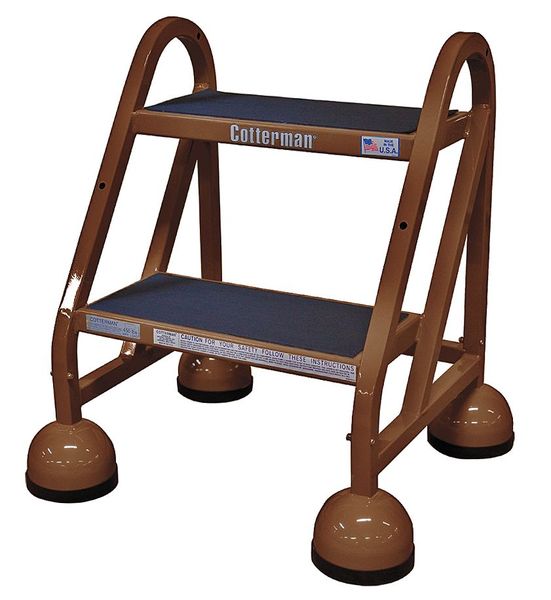 Rolling Ladder, Welded, Platform 18