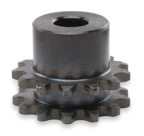 Double Strand Sprocket, 40-2 Chain Size, 1/2 Bore Dia., 13 # of Teeth