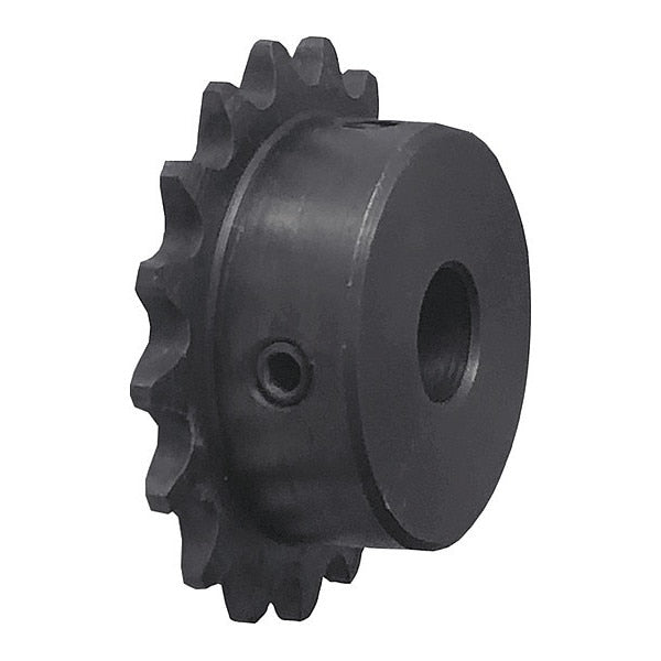 Single Strand Sprocket, 35 Chain Size, 1/2 Bore Dia., 18 # of Teeth