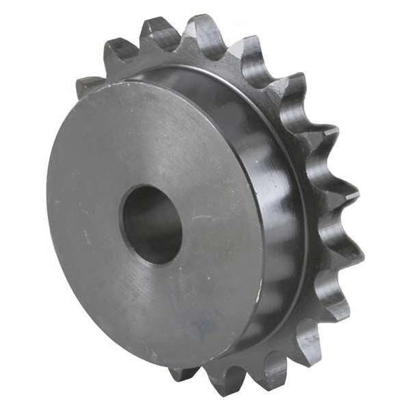 Single Strand Sprocket, 40 Chain Size, 1/2 Bore Dia., 9 # of Teeth