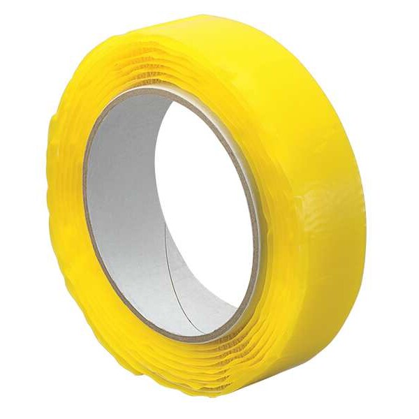 Reclosable Fastener, Rubber Adhesive, 30 ft, 1 in Wd, Black