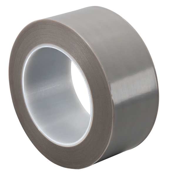 Film Tape, Skived PTFE, Gray, 2 In x 36 Yd