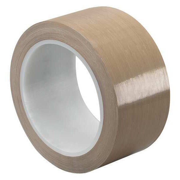 Film Tape, Extruded PTFE, Brown, 1In x 36Yd