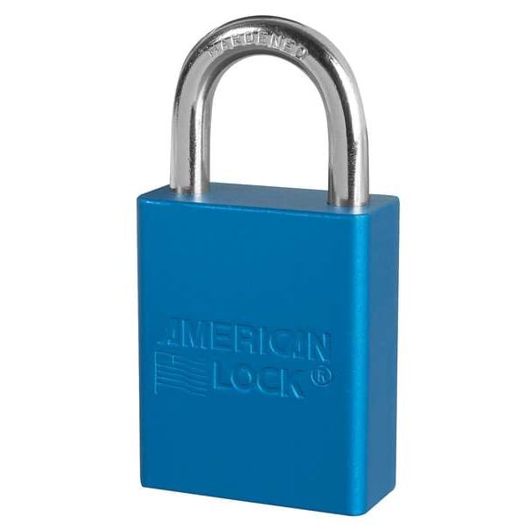 Lockout Padlock, KA, Blue, 1-7/8