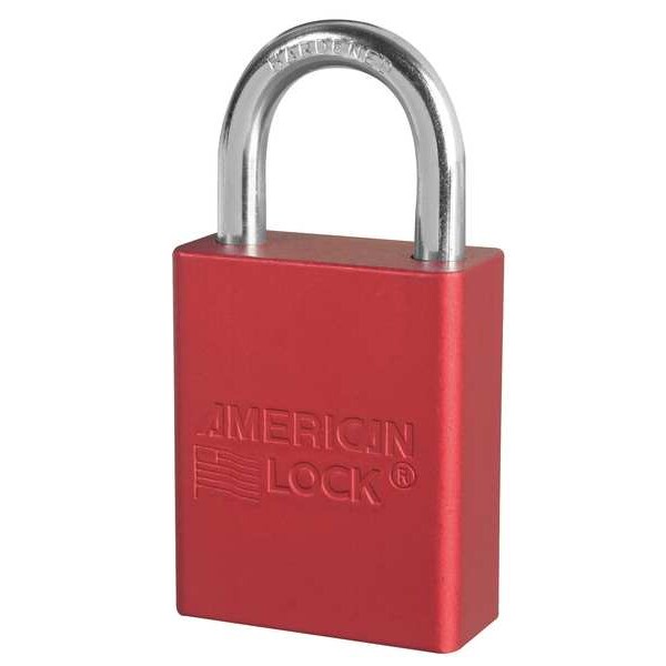 Lockout Padlock, KA, Red, 1-7/8