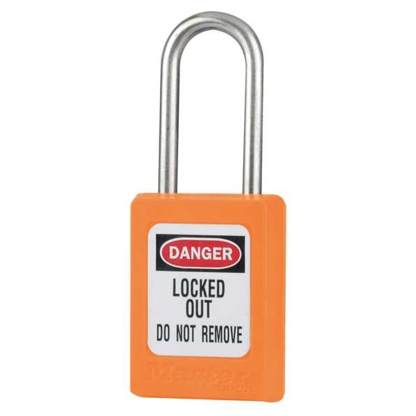 Lockout Padlock, KA, Orange, 1-13/16